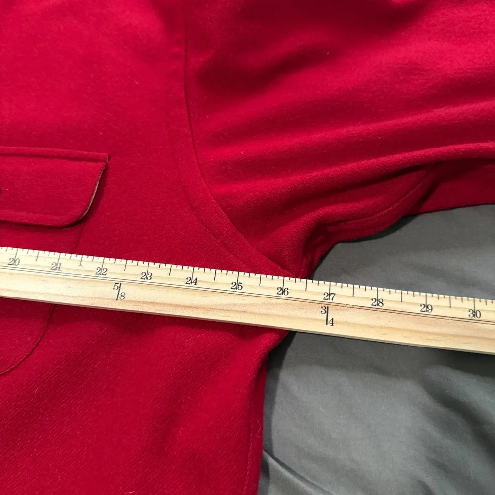 Vintage 90's Polo 100% Wool Red Ralph Lauren Rupert Shirt Jacket Men's Large